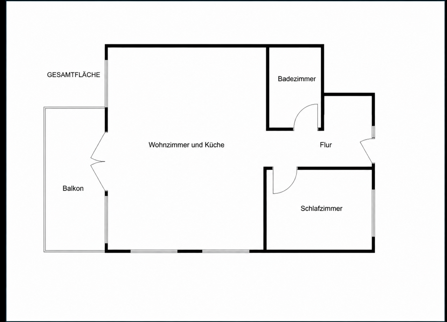 Visualisierung aus einem Grundriss Beispiel 3